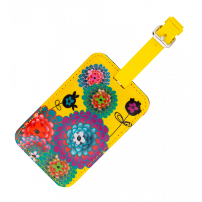 Etiquette de bagage - Voyage Dahlia