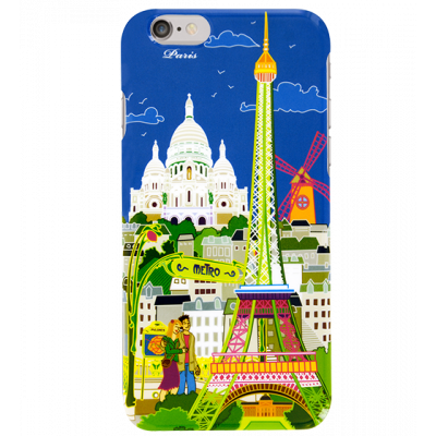 Coque pour iPhone 6 - I Cover 6 Paris Bleu
