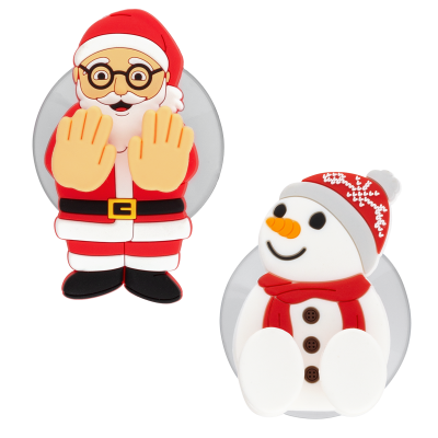 2er Set Zahnbürstenhalter - Ani-toothi Santa