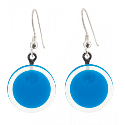 Hook earrings - Cachou Milk Royal blue