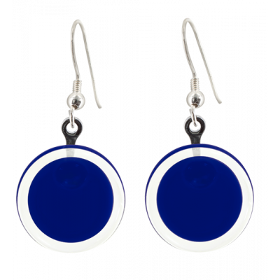 Hook earrings - Cachou Milk Dark Blue