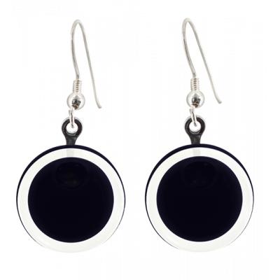 Hook earrings - Cachou Milk Black