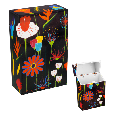 Étui pour paquet de cigarettes - Clop'in Jardin fleuri