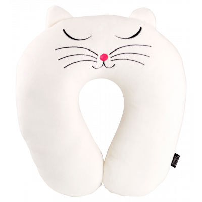 Second Chance - Travel pillow - Cat My Neck White Cat