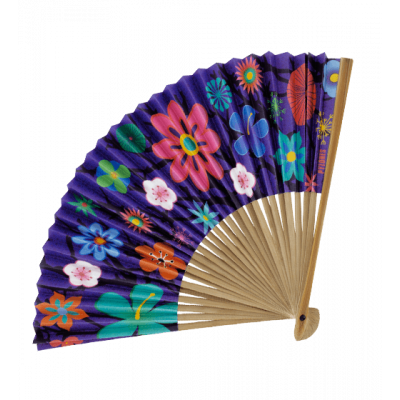 Seconde Chance - Eventail - LHO Blue Flower