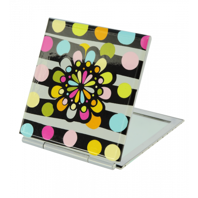 Zweite Chance  - Taschenspiegel - Mimi Black Flower
