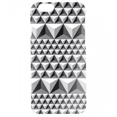 Cover per iPhone 6, 6S - I Cover 6 Diamonds Effect Nero