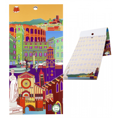 Bloc note magnétique - Carnet Formalist City Verone