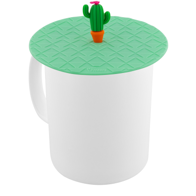 Couvercle silicone pour mug - Bienauchaud 10 cm Cactus