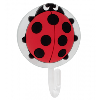 Crochet ventouse - Ani-holder Coccinelle