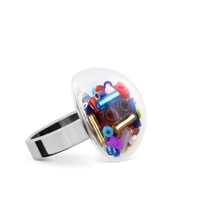 Glasring - Dome Mini Billes Multicolor