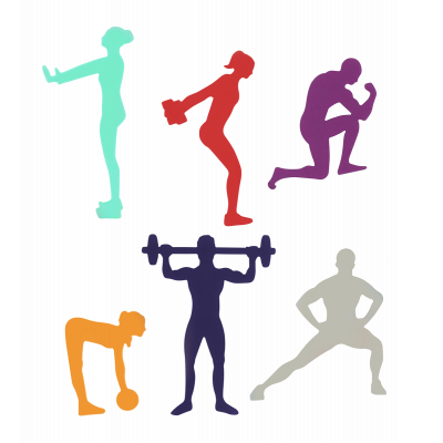 Set di calamite - Magnetic Heroes Fit