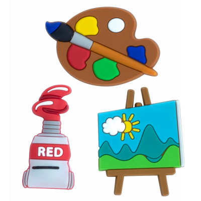 Set di 3 calamite - Happy Palette'
