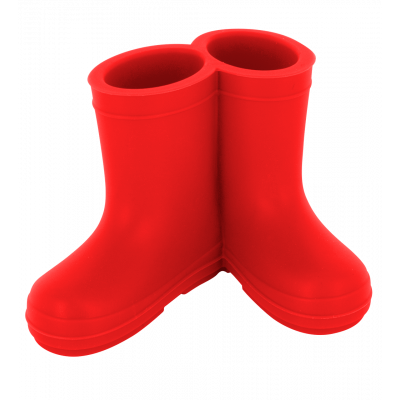 Toothbrush holder - Boots Teeth Red