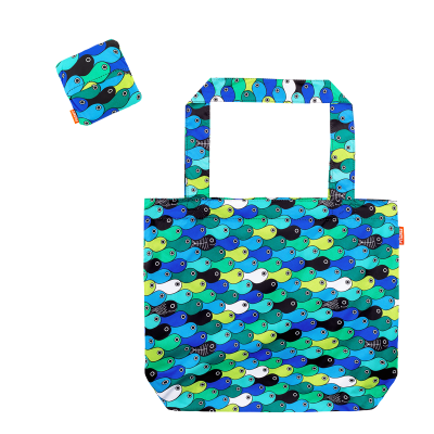 Sac de courses - Do The Shopping Blue fish