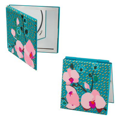 Miroir de poche - Mimi Orchid Blue