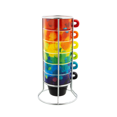 Tour de tasses ristretto - Café stretto des artistes Palette