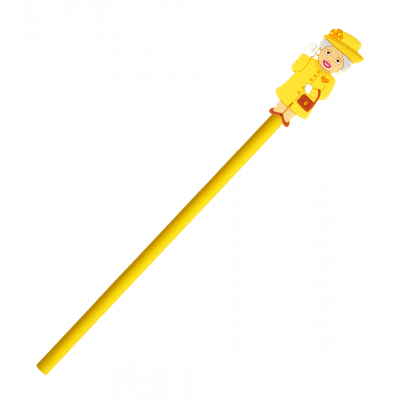 Crayon papier - Ani-pencil Reine Jaune