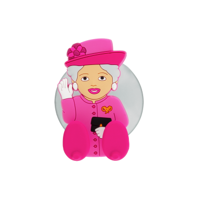 Support porte brosse à dents - Ani-toothi Reine Rose
