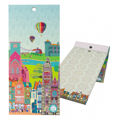 Bloc note magnétique - Carnet Formalist City Tours