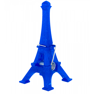 Porte photo pince - J'en pince pour paris Bleu