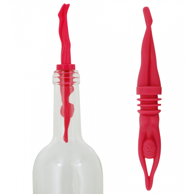Bouchon de bouteille décoratif - Divine Rouge