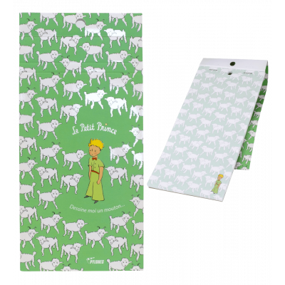 Bloc note magnétique - Formalist Le petit Prince Vert