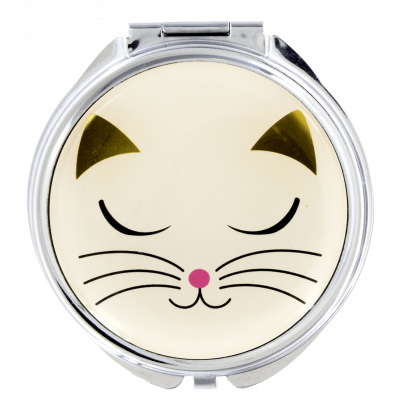 Miroir de poche - Lady Look White Cat