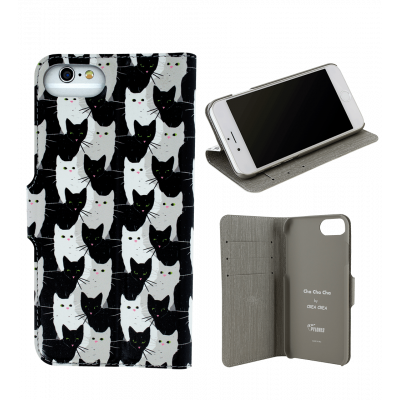 Coque à clapet pour iPhone 6, 6S, 7, 8 - Iwallet Cha Cha Cha