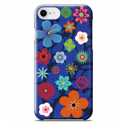 Coque pour iPhone 6S/7/8 - I Cover 6S/7/8 Blue Flower