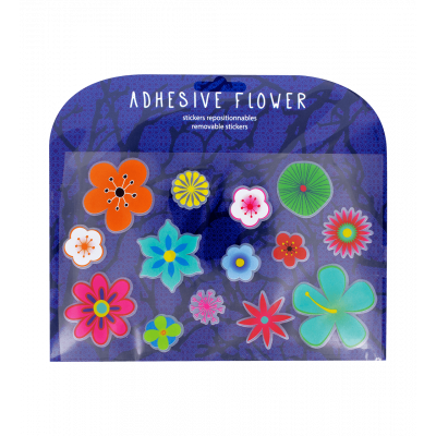Stickers histoires  - Adhesive Stories Blue Flower