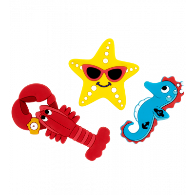 Set de 3 aimants - Magnet Octopus Happy Sea