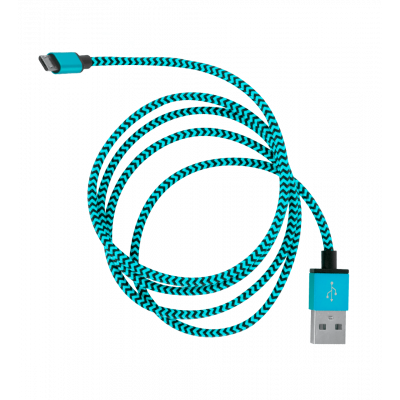 Micro USB Cable - Vintage Blue