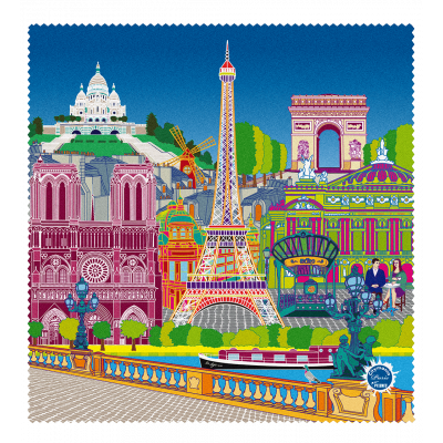Tissu microfibre pour lunettes - Belle Vue City Paris new