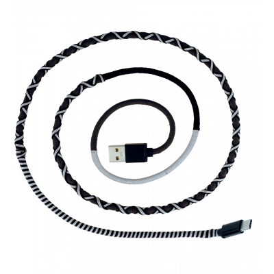 Câble USB Type C - Salsa Blanc / Noir